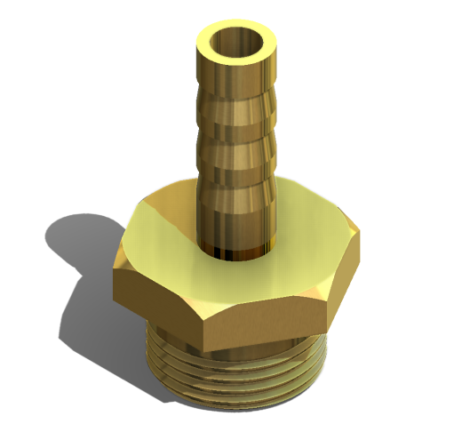 黄铜倒钩接头 6mm x缩略图